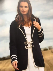 Wendy Cotton Collection Family Knitting Pattern Booklet 350 Blazer Jacket DK New - Picture 1 of 11