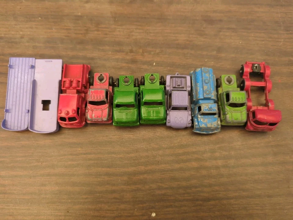 Lot Of 10 Tootsie Toys Cars Trucks Trailers 1960S, 1970'S  - Image 1 of 4