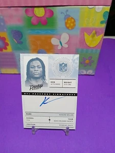 2023 Panini Prestige Kendre Miller NFL Passaporto Firme su Carta Nuovo di zecca-km - Foto 1 di 2