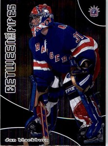 2001-02 In The Game Between The Pipes Dan Blackburn Rookie #57