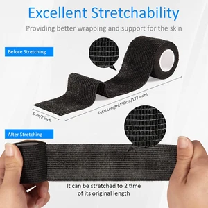 6Pcs 2”X 5 Yard Self Adhesive Bandage Wrap Breathable Self Adherent Cohesive ... - Picture 1 of 1