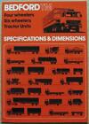 BEDFORD TM TRUCKS Specifications & Dimensions Brochure Aug 1976 #BX1794/8/76