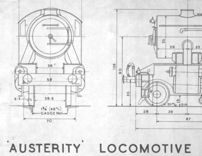 Henry Greenly Austerity 2-8-0 Spur 1 (Einheit = je)