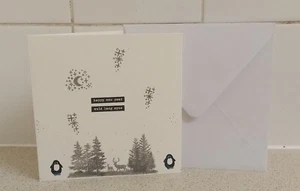 happy new year card 6 x 6 cream with envelope for adults - Picture 1 of 1