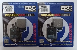 EBC Organic FRONT Disc Brake Pads Fits PIAGGIO MP3 300 YOURBAN (2011 to 2016) - Picture 1 of 8
