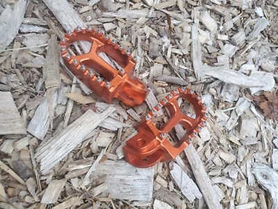 Грязь велосипед ножные колышки ножные опоры CNC широкий для KTM EX SXF XC XCW XCF EXCF EXCW - Изображение 1 из 4