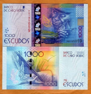 Kap Verde, 1000 (1.000) Escudos, 2024 (2025), P-Neu, UNC Upgraded Security - Bild 1 von 1