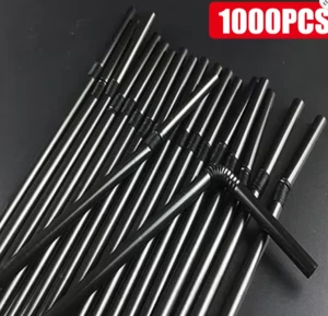 50-1000PCS Multicolor Drinking Straws Party Bar Home Wedding Wholesale Straws - Picture 1 of 25