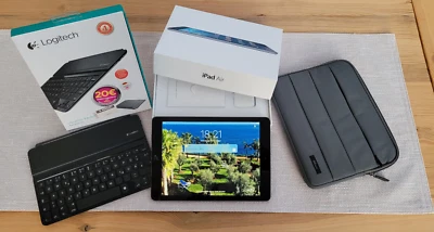 Apple iPad Air 1 Gen. A1474 | 64 GB Wi-Fi Space Grau | Top mit Extras und OVP! - Bild 1 von 4