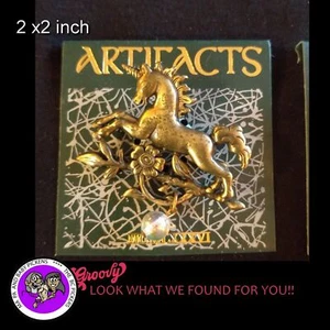 "JJ" Jonette Jewelry Bronze Pewter 'Unicorn BROOCH ' FREE SHIP USA CANADA - Picture 1 of 1