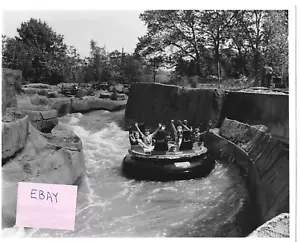 B&W FOTO ~ KENNYWOOD PARK-RAGING RAPIDS WASSERFAHRT ~ PITTSBURGH, PA ~ 8X10" - Bild 1 von 2