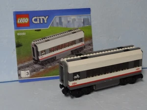 LEGO City Eisenbahn 60051 - ICE-Schnellzug Personenwagen / Mittelwaggon mit BA ! - Bild 1 von 4