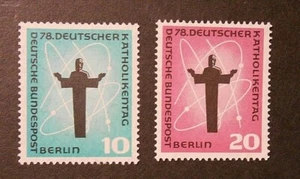 GERMANIA ,GERMANY, BERLIN 1958 " Giornata Cattolica" 2V.  cpl set MNH** - Imagen 1 de 1