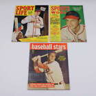 (3) 1949 Sport Life/World/Baseball Stars Magazine Lot Stan Musial ZJ10310