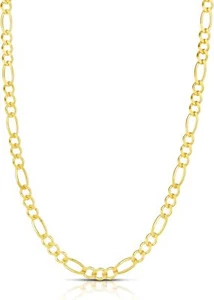 Floreo 10k Gelbgold 2,5mm Figarokette Gliederkette - Bild 1 von 5