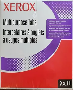 NUOVO Xerox 3R4415 Divisori Indice Singolo Reverse Collated 9x1 5 Tab/Set QTÀ 250 - Foto 1 di 3