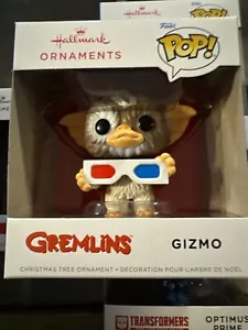 2022 Hallmark Blue Box Christmas Tree Ornament Funko Pop! GREMLINS GIZMO - NEW - Picture 1 of 6