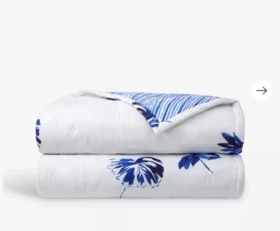 Yves Delorme Paris Florida Collection Bedcover 250x250 Cm ( 98”x 98”) Size NWT - Image 1 of 4