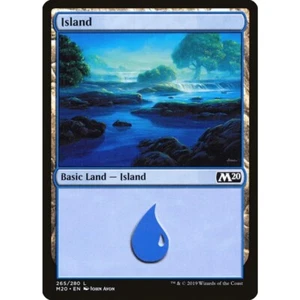 1x Island (265/280) Magic The Gathering Core Set 2020 (M20) casi nuevo regular - Imagen 1 de 1