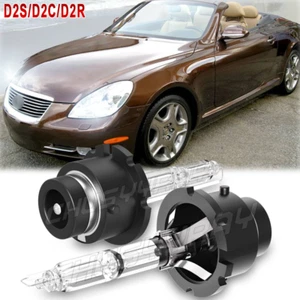 For 2002-2005 Lexus SC430 Combo D2S/D2R HID Headlight Low beam 2x Bulbs 6000k - Picture 1 of 8