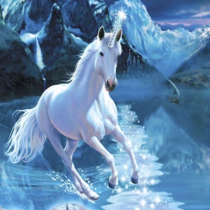 UNICORN ( 2 ) ALL OCCASIONS GREETING CARD WITH C.D -BLANK INSIDE  - Imagen 1 de 1