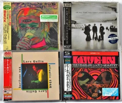 AUDIOPHILE JAPAN BUNDLE #4CDs Lars GULLIN-Charles LLOYD Qtet - U2 - BECK SEALED Foto 1 de 2