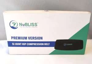 NuBliss Premium Version Si Joint And Hip Compression Adjustable Belt Large - Picture 1 of 5