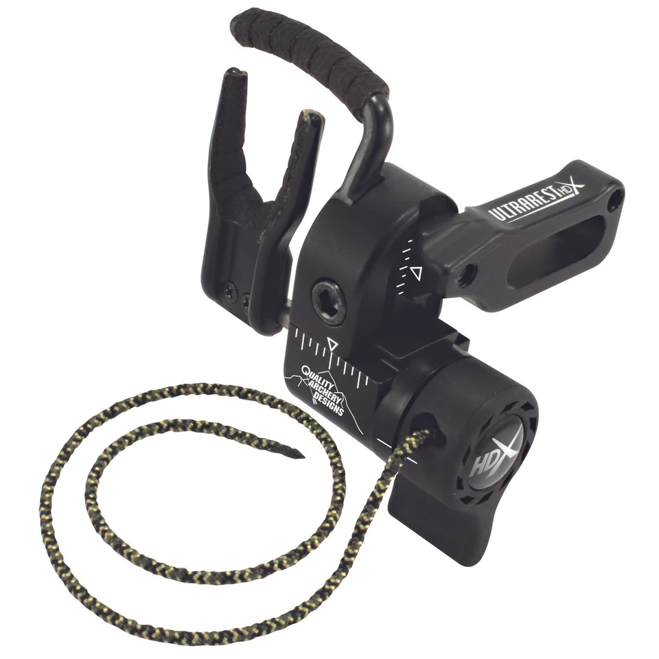 QAD Ultra Rest HDX UHXBK-R Right Hand Black CD and Free Pocket Knife Included - Image 1 of 2