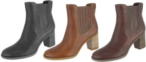 TIMBERLAND SAMPLE WOMEN'S ATLANTIC HEIGHTS CHELSEA HIGH HEEL BOOTS US 7, EU 38 - Picture 1 of 19