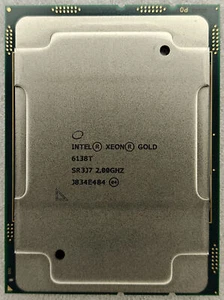 Intel Xeon Gold 6138T CPU 2GHz LGA 3647 125W Processor - Picture 1 of 2