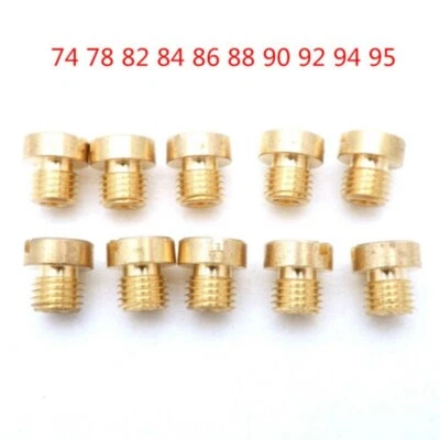 Kit de chorro principal de motocicleta de 6 mm con rosca M6 de 10 piezas para carburador 74-95 Foto 1 de 4