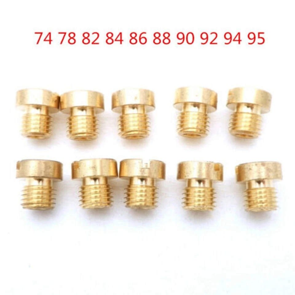 Kit de chorro principal de motocicleta de 6 mm con rosca M6 de 10 piezas para carburador 74-95 Foto 1 de 4