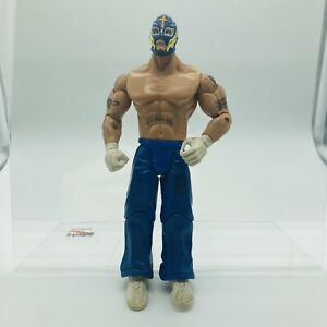 WWE Ruthless Aggression Rey Mysterio Jr Jakks 6.5'' Wrestling Figure Blue Pants
