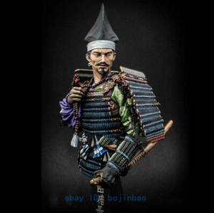 1/10 Japón Samurai Oda Nobunaga Busto Resina Figura Kits Modelo Guerrero Sin Pintar - Imagen 1 de 4