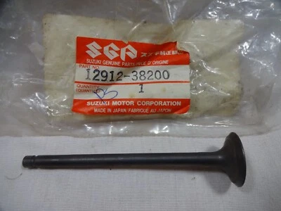 Válvula de escape original Suzuki 12912-38200 GN250 1985-2001 Foto 1 de 3