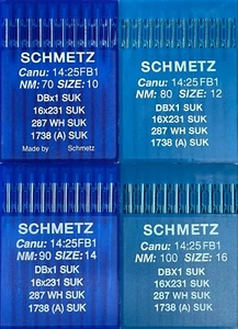 SCHMETZ DBX1 SUK 16X231 SUK 287 WH SUK 1738 SUK INDUSTRIAL SEWING MACHINE NEEDLE - Picture 1 of 5