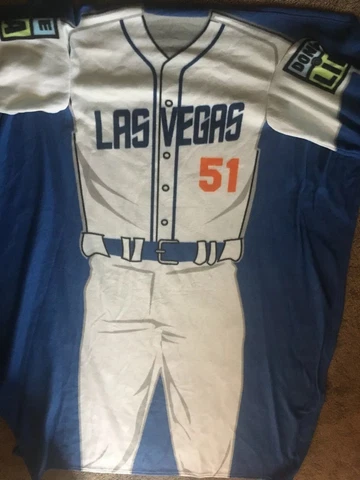Las Vegas 51s PCL Minor League Baseball Stadium Promo Fleece Snuggie Blanket Cover