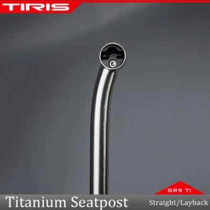 TIRIS Titanium Bike Seatpost Bicycle Accessories Mtb Seat Post Layback Pieces - Picture 1 of 11