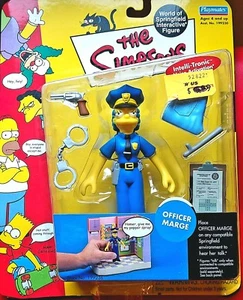SERIES 7 OFFICER MARGE SIMPSON THE SIMPSONS WOS ACTION FIGURE PLAYMATES MIP - Picture 1 of 1