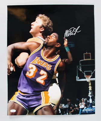Magic Johnson Signed Photo 16×20 Lakers – COA JSA - Image 1 of 4