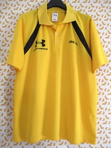 Polo football Aris Fc Under Amour vintage shirt jersey Greece Grèce - L - Bild 1 von 5