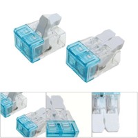 40 Stück Anschlüsse Kabel Draht Klemmen Blau Schnellkupplung Elektrizität 40 Stück Anschlüsse Kabel Draht Klemmen Blau Schnellkupplung Elektrizität