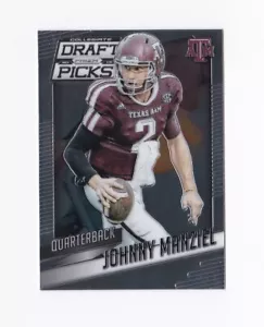2015 Panini Prizm Draft Picks #49 Johnny Manziel Texas A&M Cleveland Browns - Picture 1 of 2