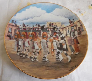 CORN DANCE PLATE NEIL DAVID'S HOPI WAY SERIES  - Picture 1 of 3