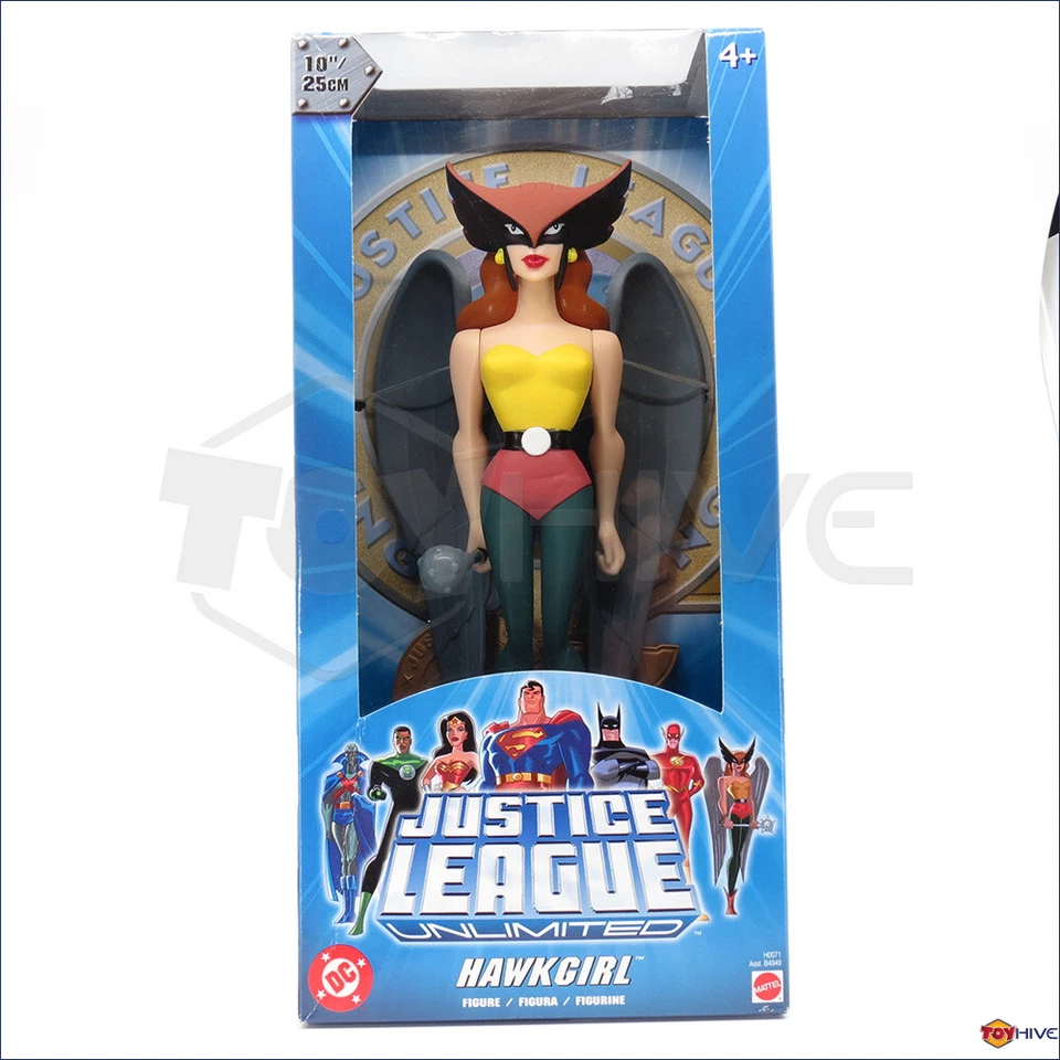 2004 DC Comics Mattel Justice League Unlimited 10 Inch Hawkgirl Figure A49