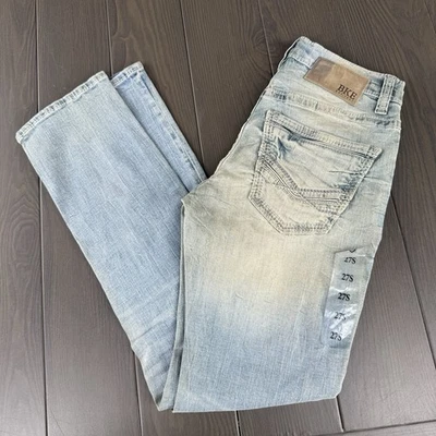 BKE Buckle Jeans Mens 27x30 Alec Straight Light Wash Blue Premium Stretch Denim - Image 1 of 4