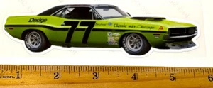 SAM POSEY 1970 Dodge Challenger TA SCCA Racing TRANS AM SERIES Lg Calcomanía Adhesiva - Imagen 1 de 1