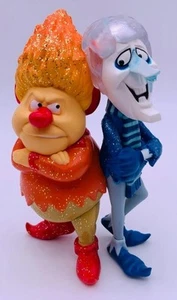 2021 Snow Miser and Heat Miser Hallmark Ornament The Year Without A Santa Claus - Picture 1 of 4