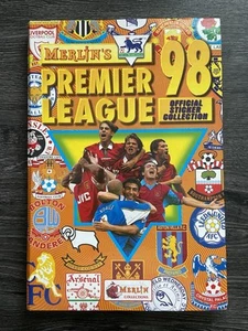 Merlin Premier League 98 Sticker Album 100% Complete With Hardback Binder! - Picture 1 of 19