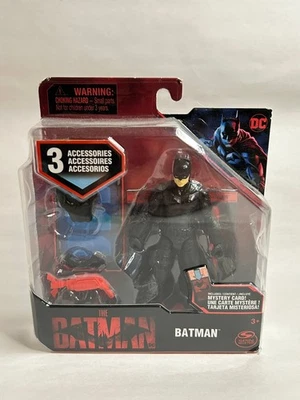 DC The Batman Movie BATMAN 4in Action Figure ~ Spin Master, NEW IN BOX - Image 1 of 2
